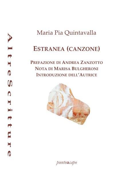 Estranea (canzone) di Maria Pia Quintavalla al Pentatonic – domenica 5 novembre ore 17
