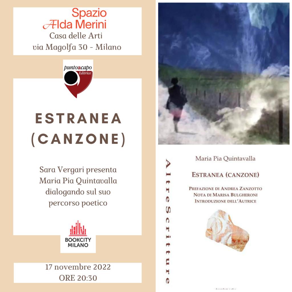 ESTRANEA (Canzone) – Milano 17.11.2022 Casa delle Arti via Magolfa 30